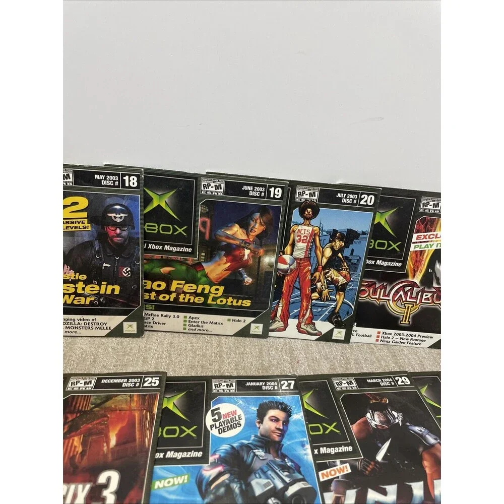 Official Xbox Magazine Lot of 15 Game Demo Discs